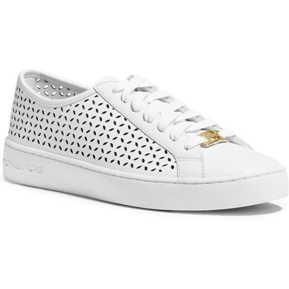 MICHAEL Michael Kors Shoes Michael Michael Kors Olivia Laceup Sneaker Wob Poshmark